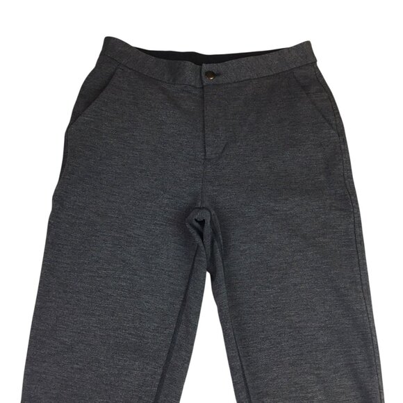 Lululemon City Trek Slim Fit Charcoal Gray Trousers Size 6 Stretchy Fabric - Picture 3 of 11